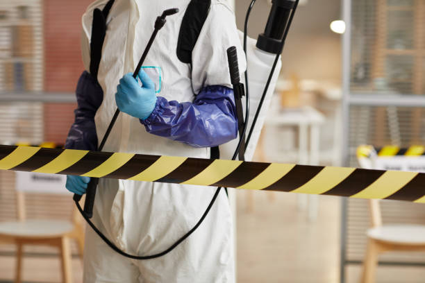 Professional Sewage Cleanup technician working in Sykesville, MD